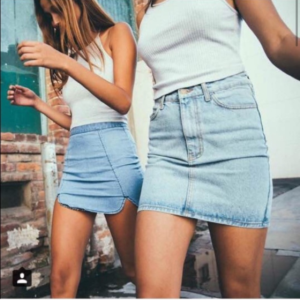 Brandy Melville Raquel Denim Skirt